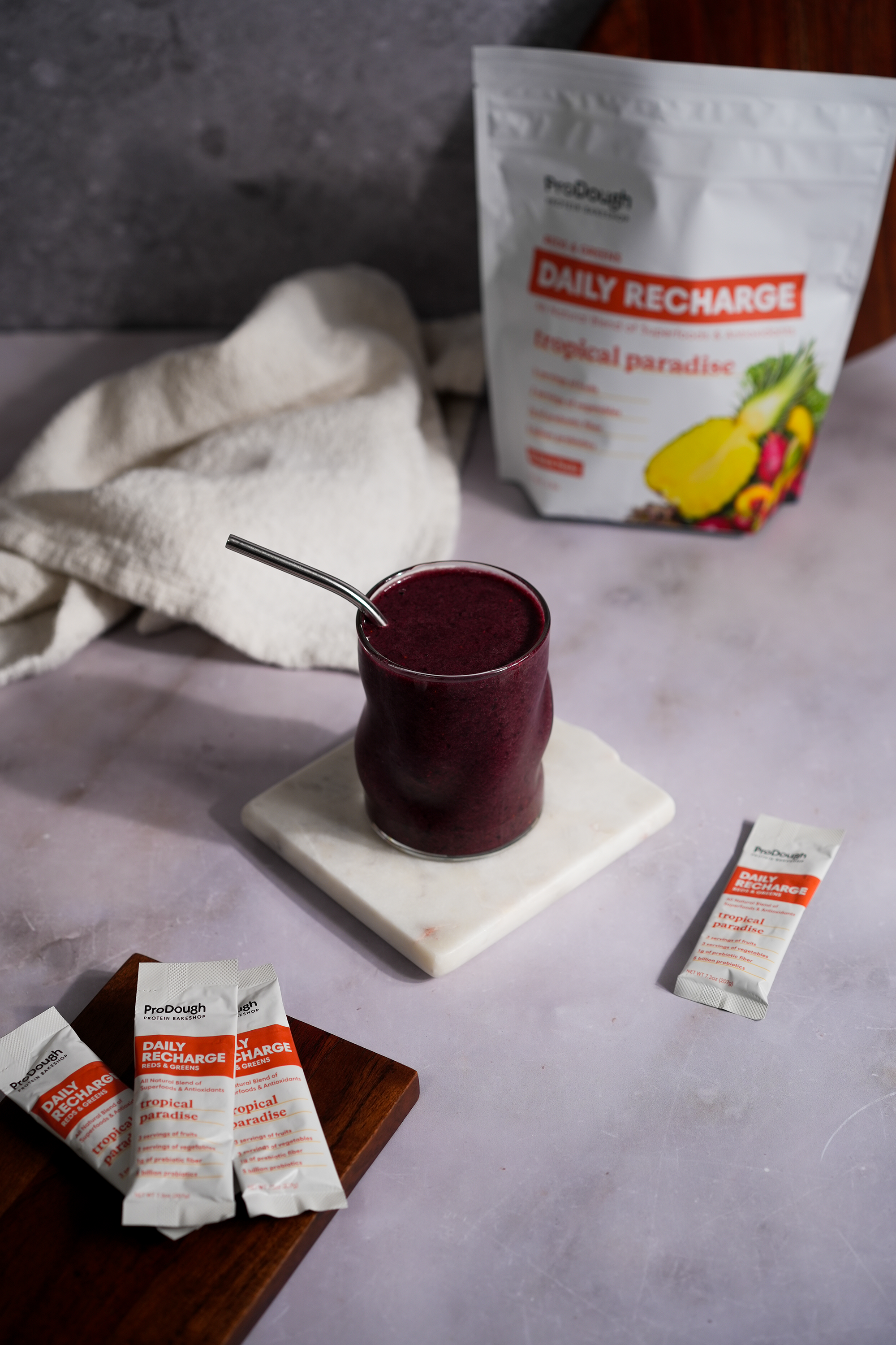 Berries & Greens Smoothie – ProDough Protein Bakeshop