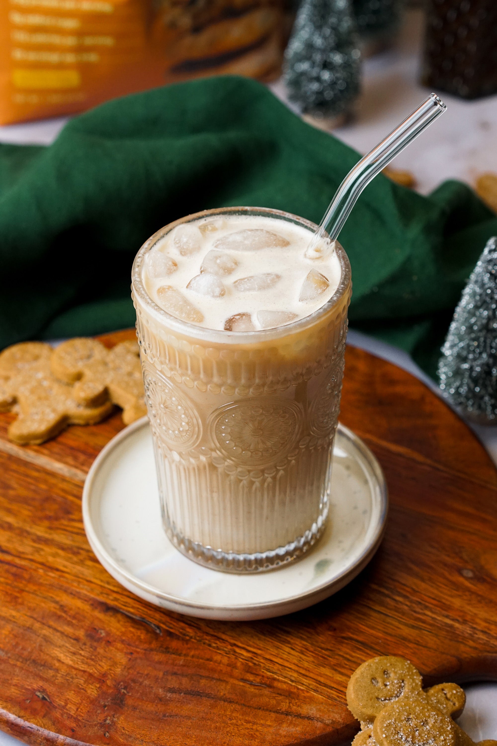 Iced Protein Gingerbread Oatmilk Chai – ProDough Protein Bakeshop