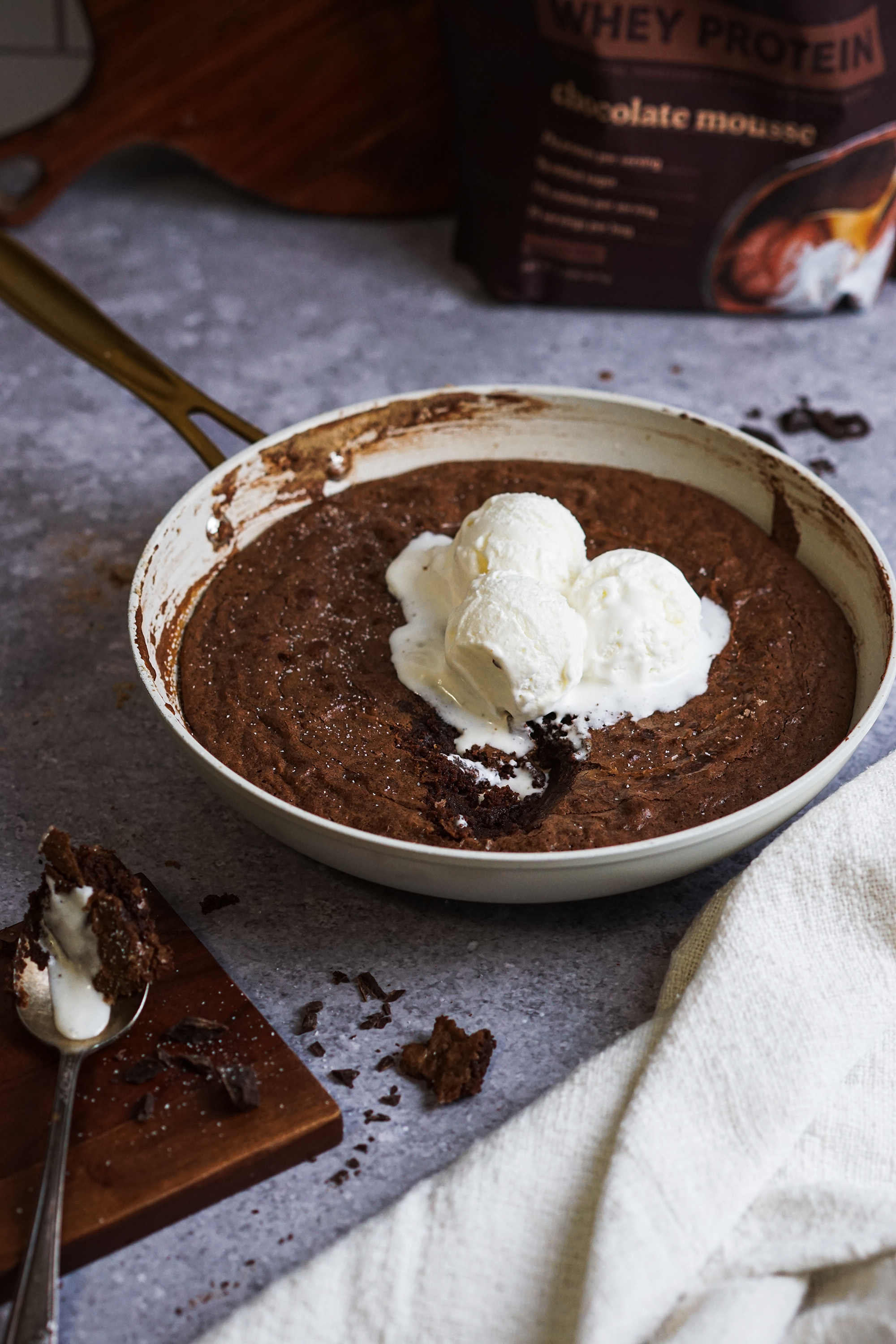 High Protein Brownie Skillet – ProDough Protein Bakeshop