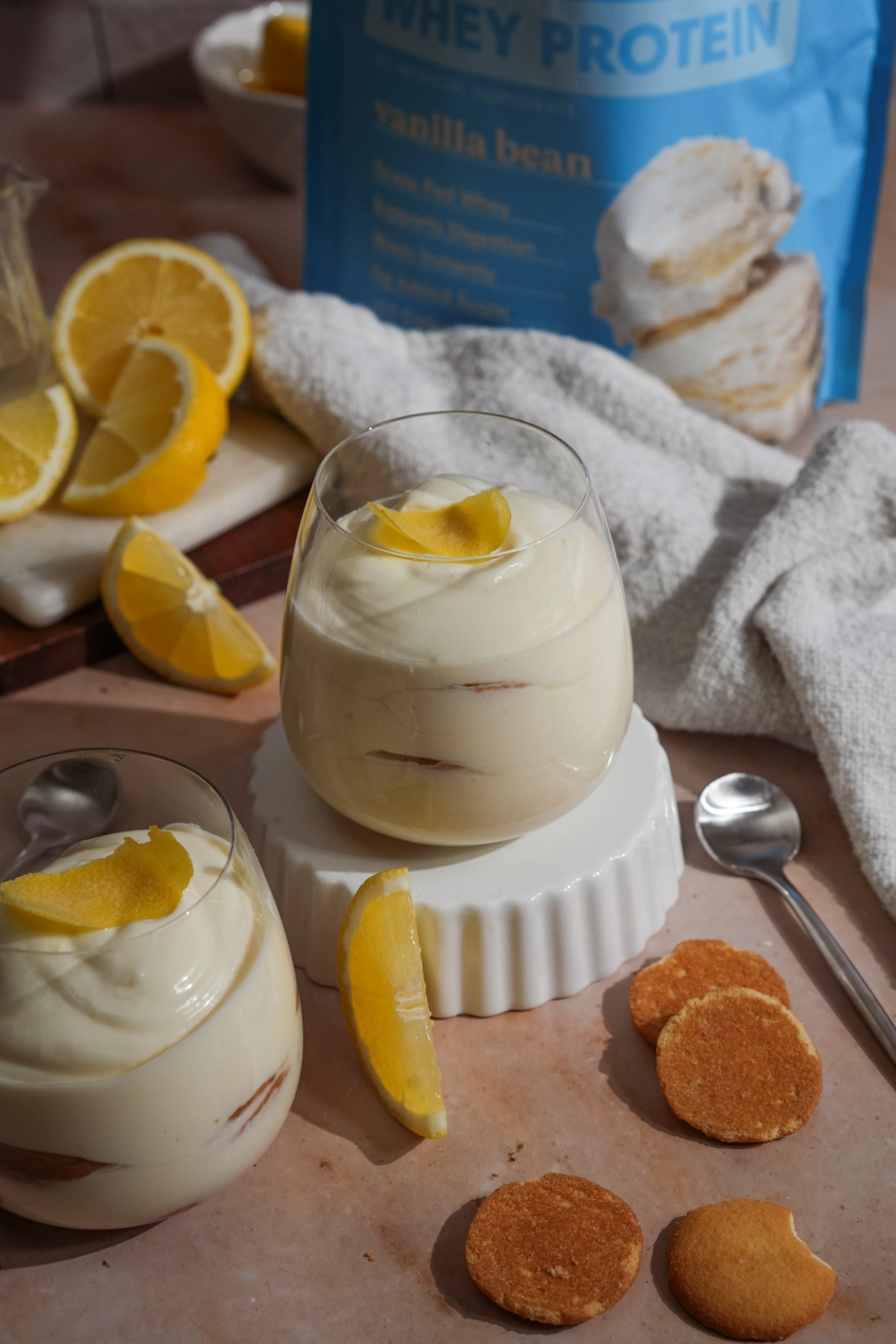 Protein Lemon Tiramisu – ProDough Protein Bakeshop