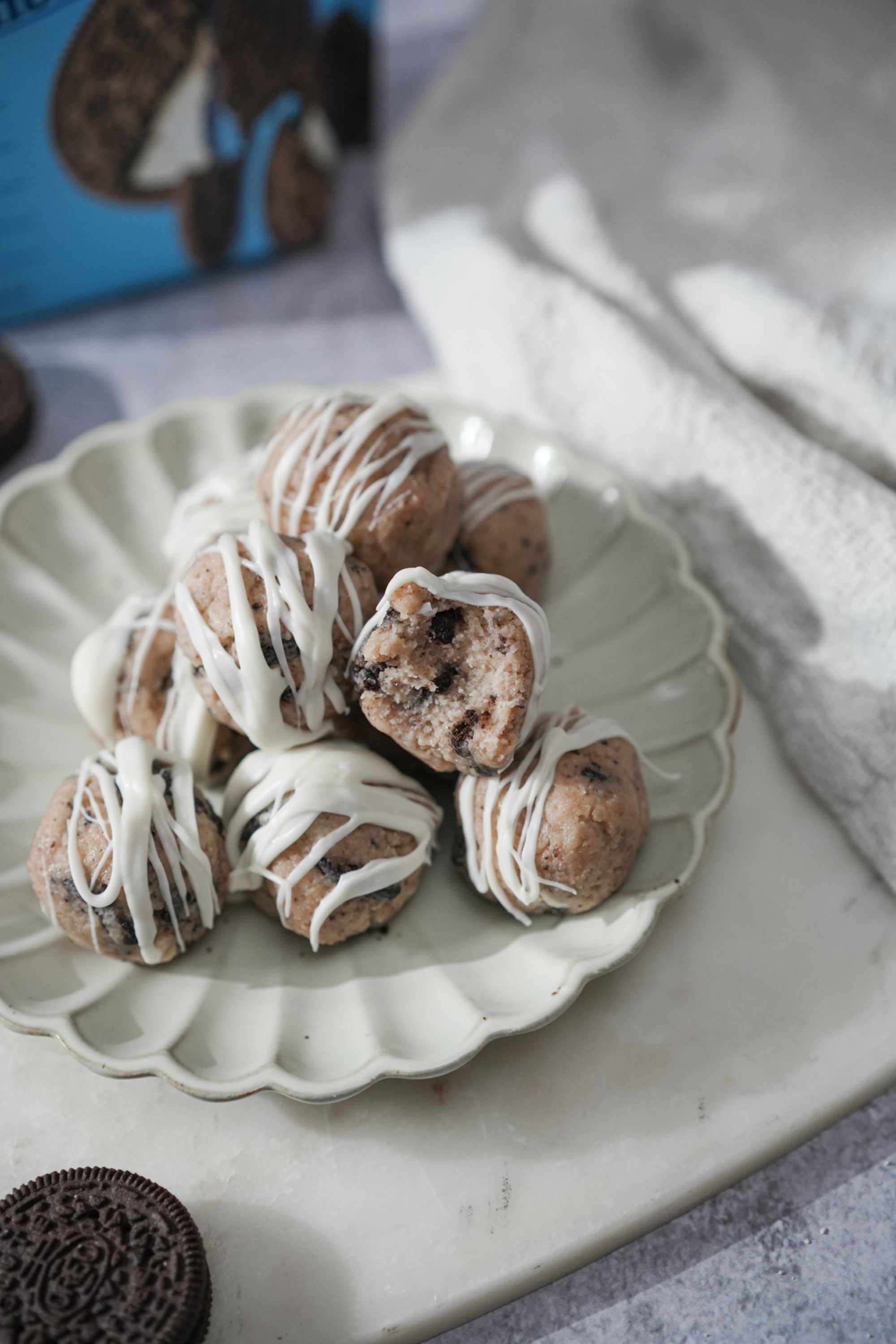 Oreo Protein Energy Bites – ProDough Protein Bakeshop