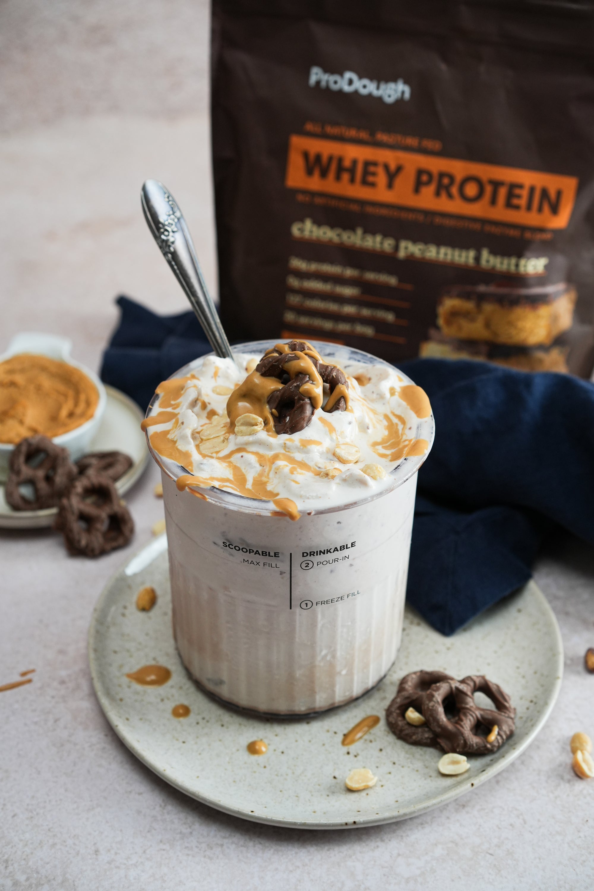Peanut Butter Pretzel Protein Ice Cream – ProDough Protein Bakeshop