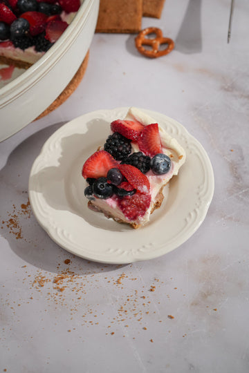 Triple Berry Protein Pretzel Bars