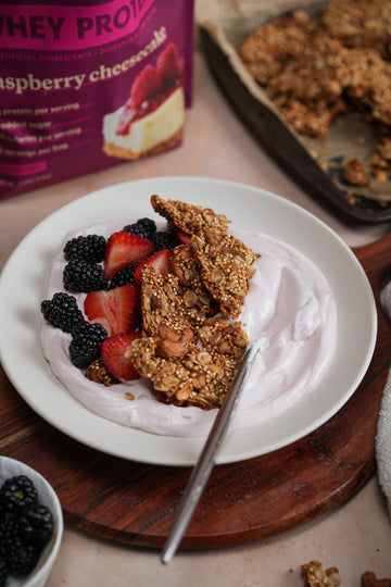 Protein Parfait with Quinoa Granola