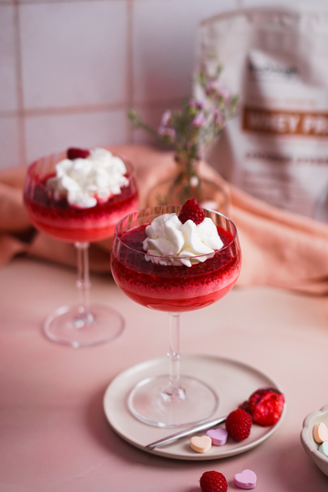 Protein Raspberry Mousse: Valentine's Edition