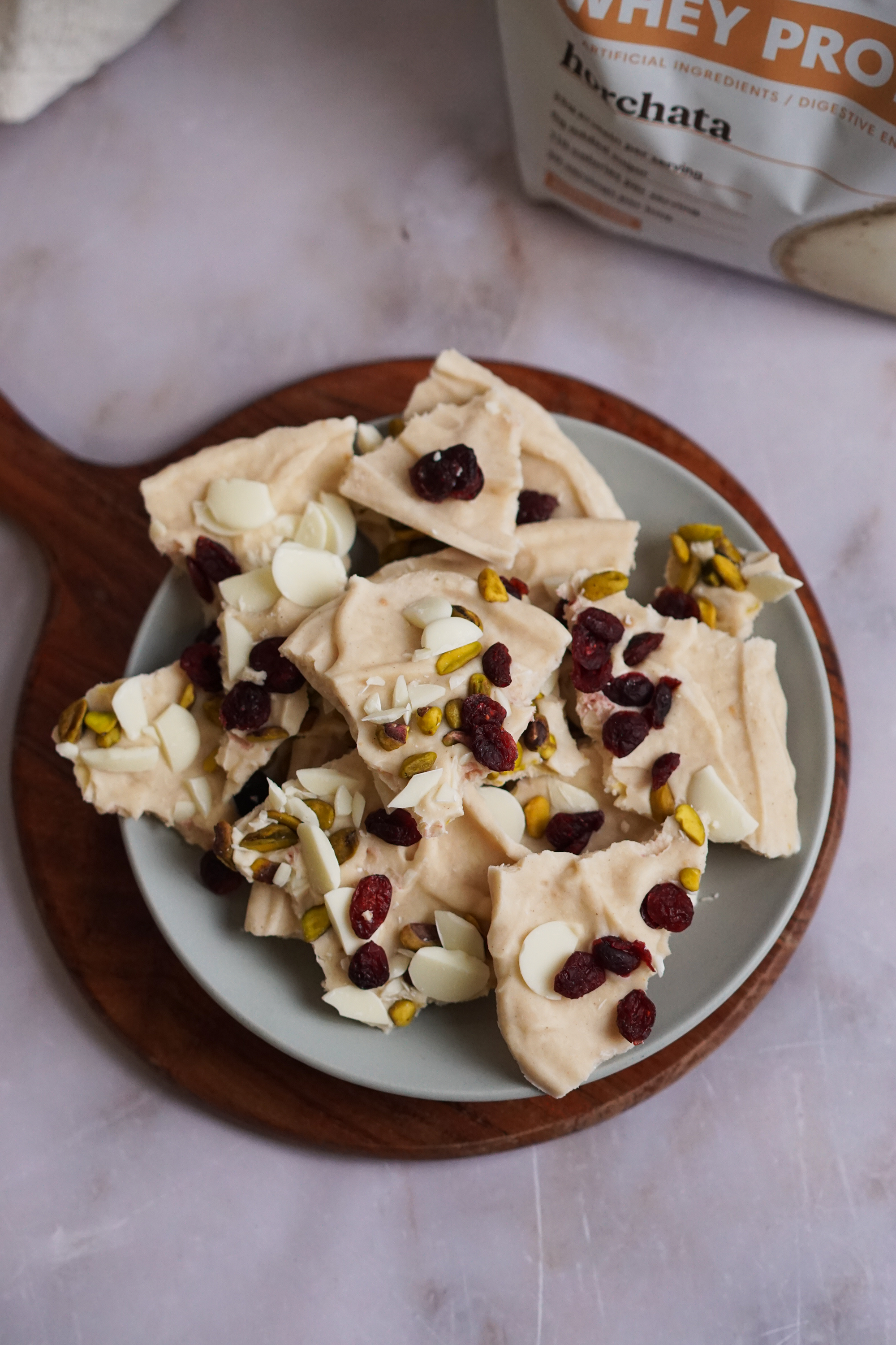 Winter Protein Yogurt Bark – ProDough Protein Bakeshop