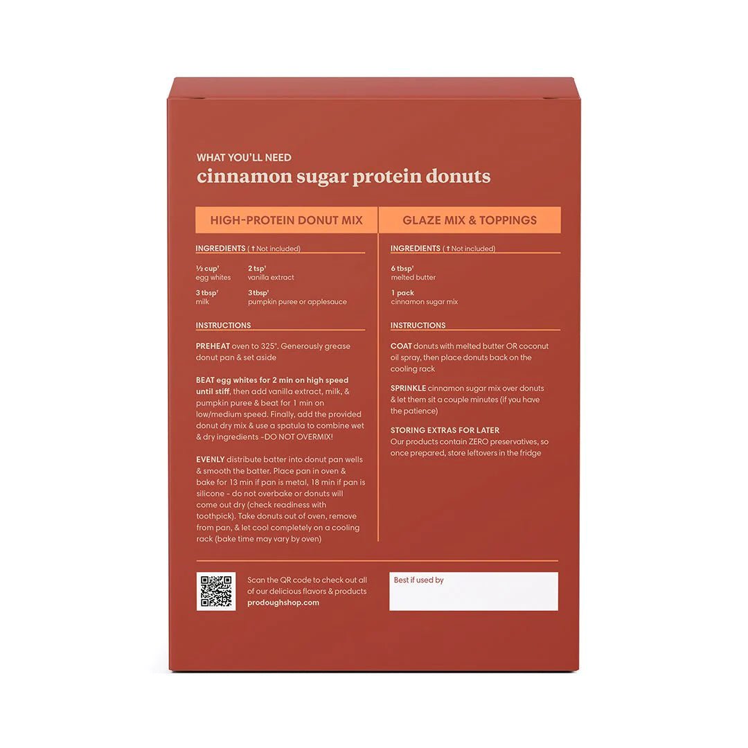 Standard Flavors Protein Donut Mixes - Monthly Subscription - ProDough Protein Bakeshop