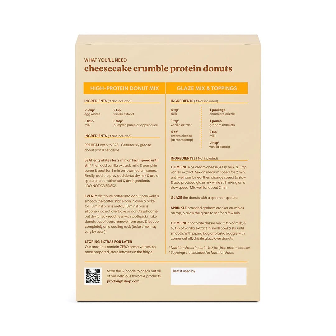 Standard Flavors Protein Donut Mixes - Monthly Subscription - ProDough Protein Bakeshop