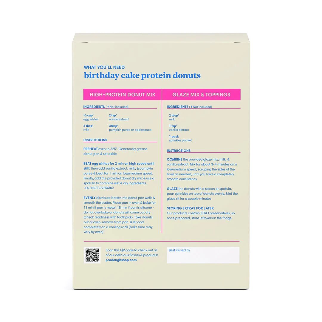 Standard Flavors Protein Donut Mixes - Monthly Subscription - ProDough Protein Bakeshop