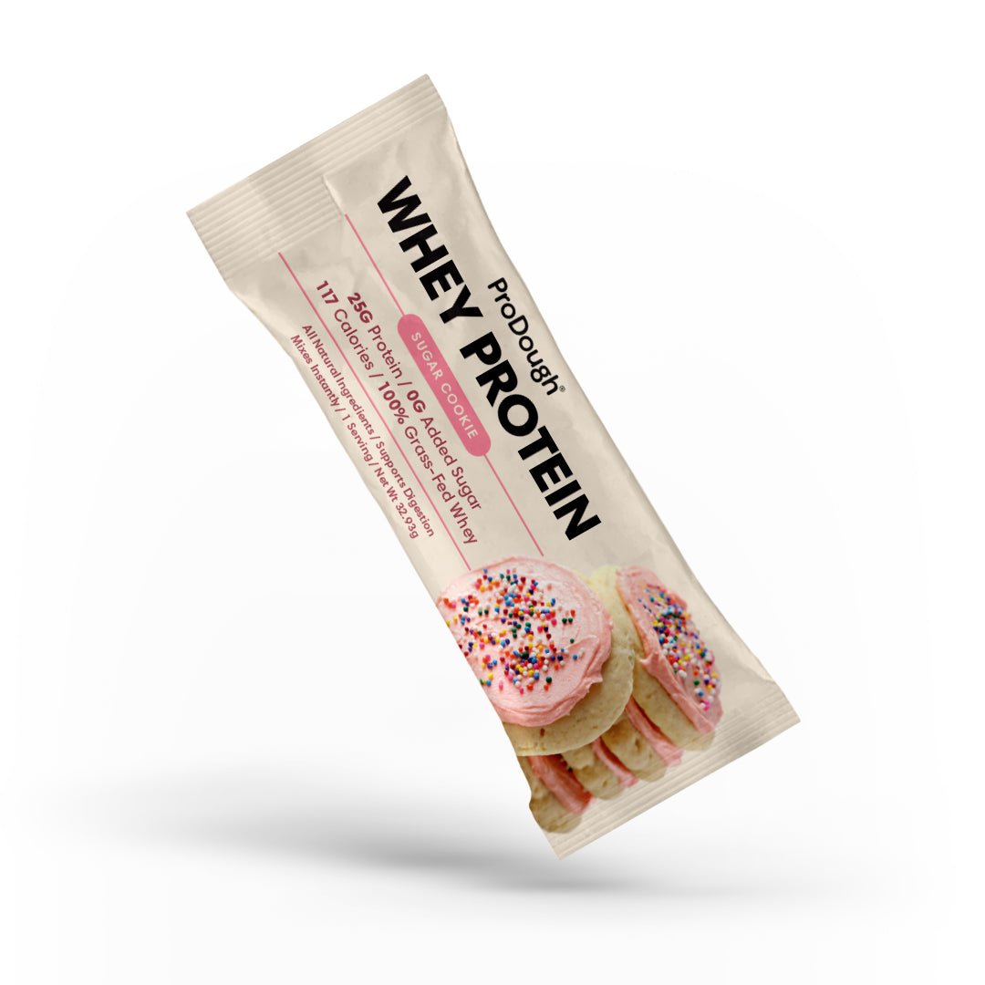 Whey Protein Powder - Single Serving Sample Stick Packs - ProDough Protein Bakeshop