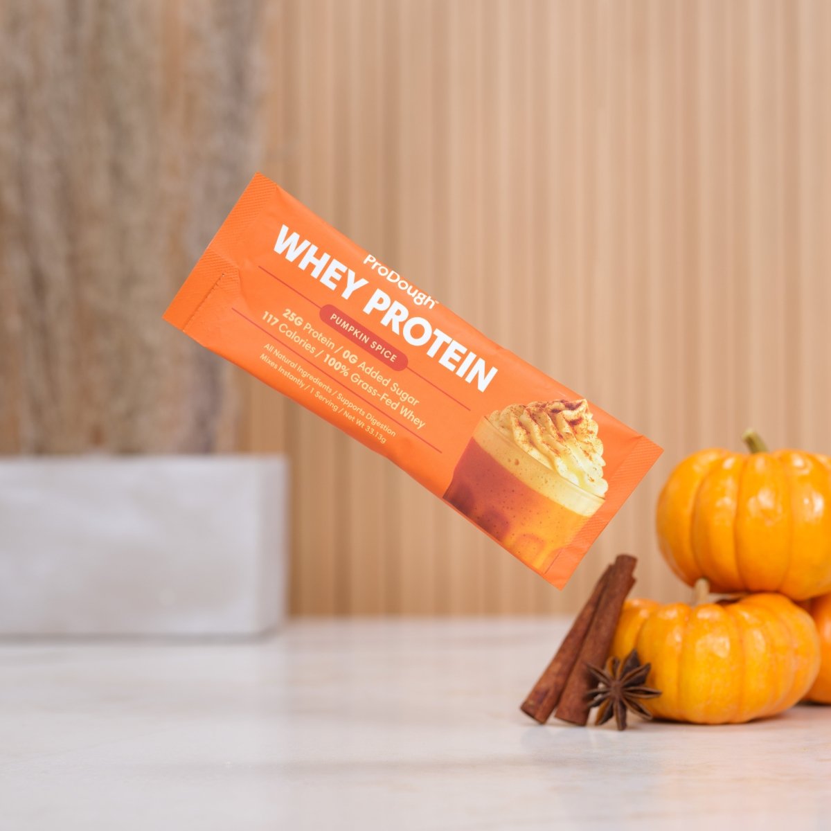 Whey Protein Powder - Single Serving Sample Stick Packs - ProDough Protein Bakeshop
