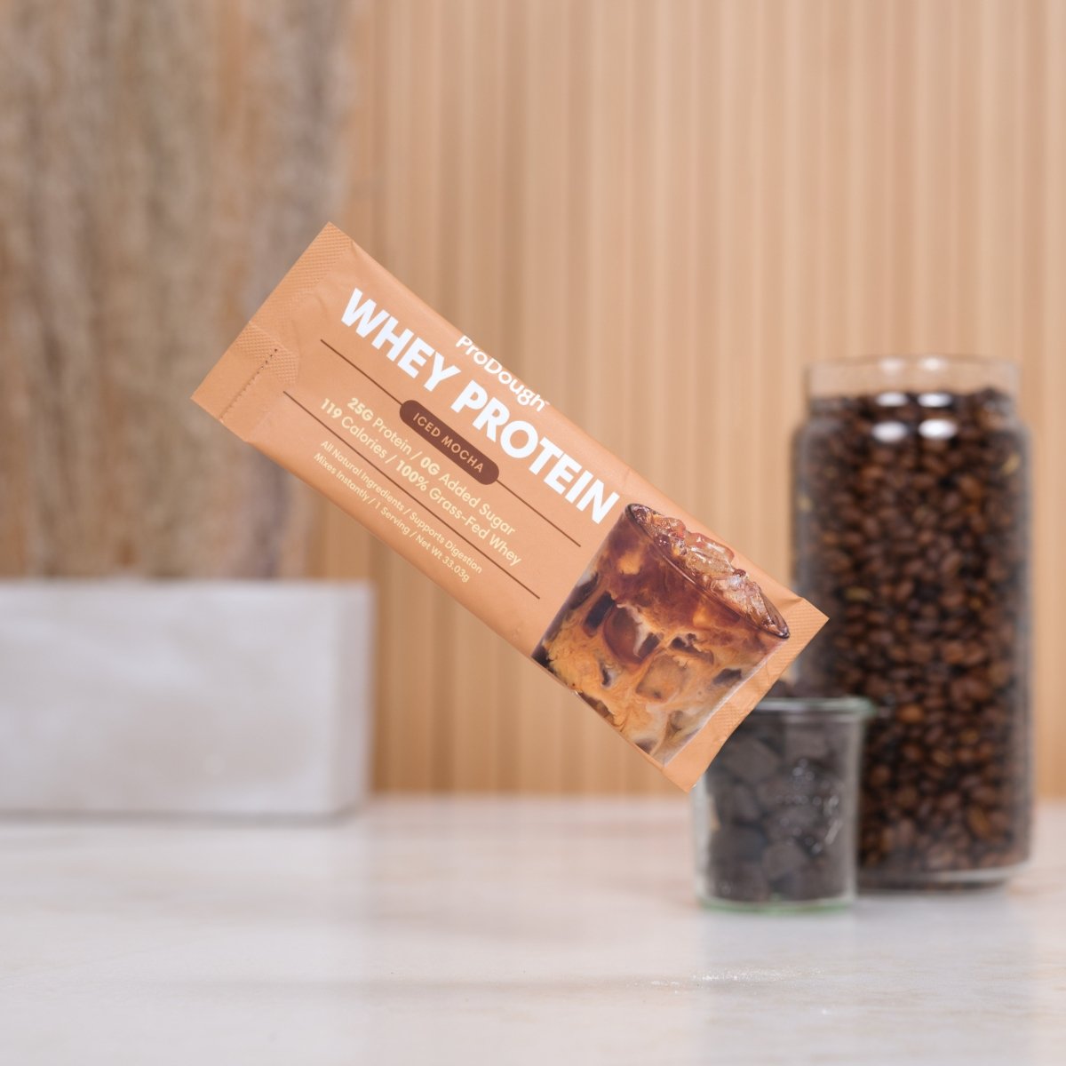 Whey Protein Powder - Single Serving Sample Stick Packs - ProDough Protein Bakeshop