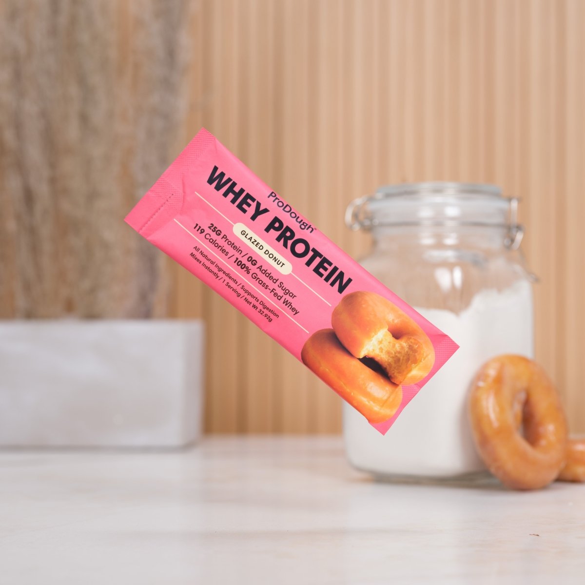 Whey Protein Powder - Single Serving Sample Stick Packs - ProDough Protein Bakeshop