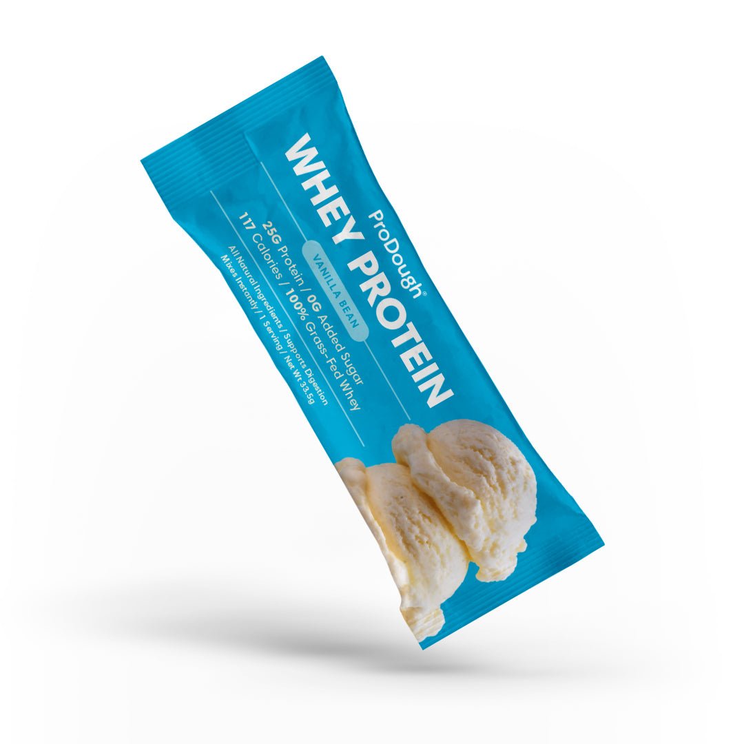 Whey Protein Powder - Single Serving Sample Stick Packs - ProDough Protein Bakeshop