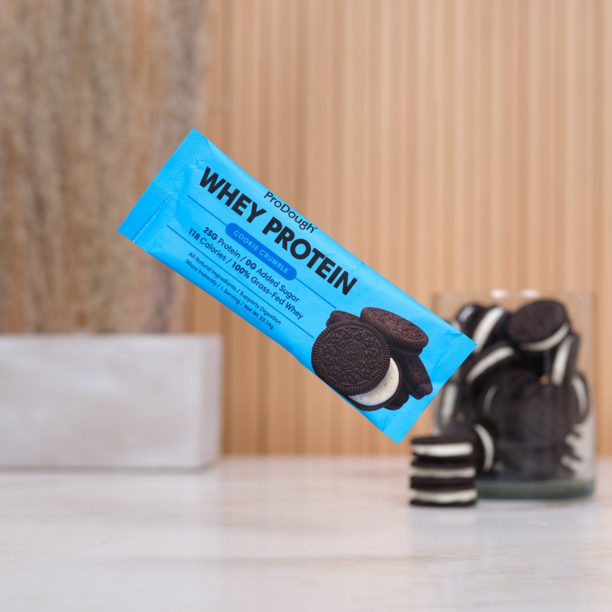Whey Protein Powder - Single Serving Sample Stick Packs - ProDough Protein Bakeshop