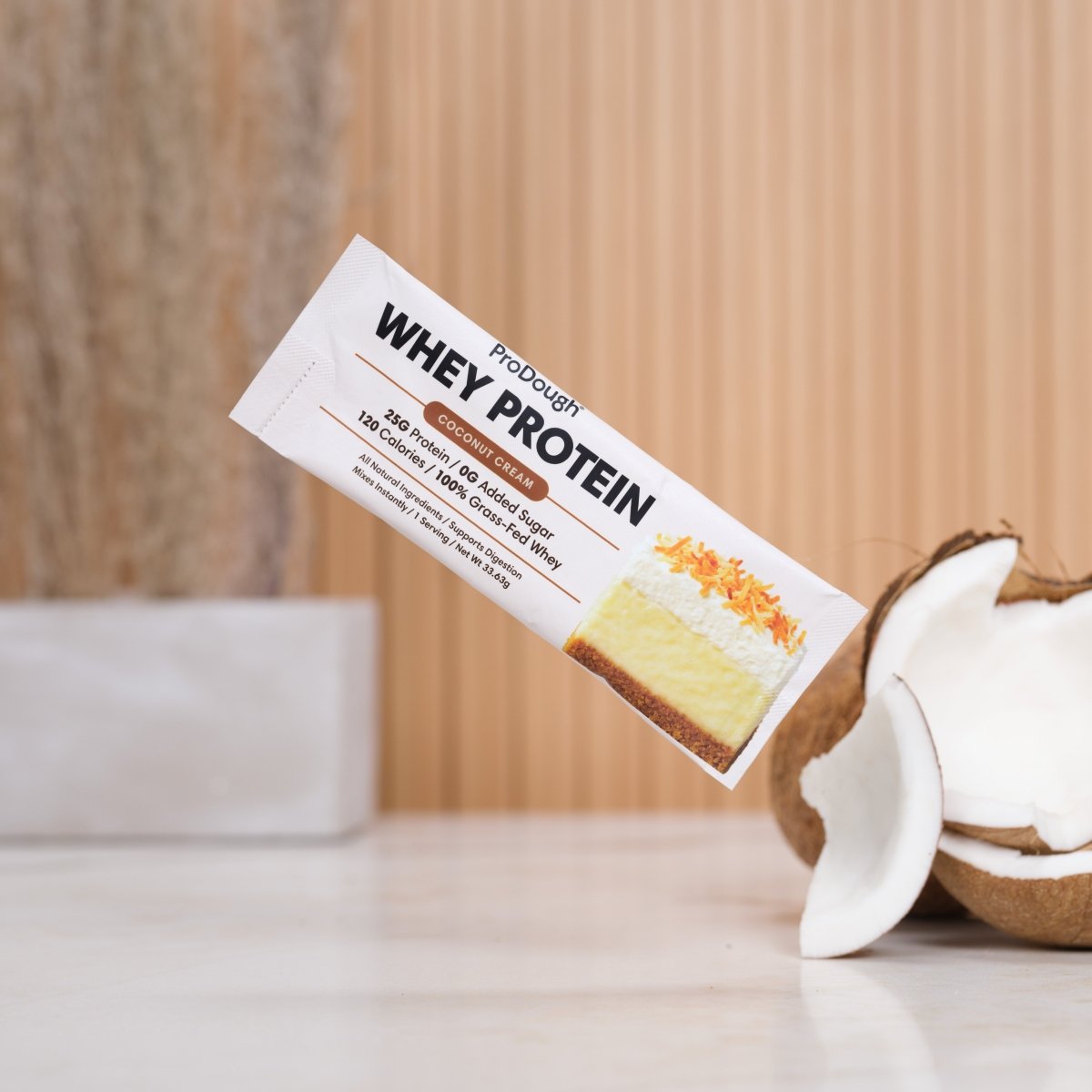 Whey Protein Powder - Single Serving Sample Stick Packs - ProDough Protein Bakeshop