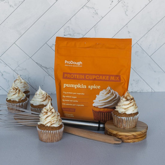 Pumpkin Spice Protein Cupcake Mix - ProDough Protein Bakeshop