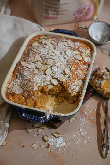 Almond Croissant Baked Oatmeal