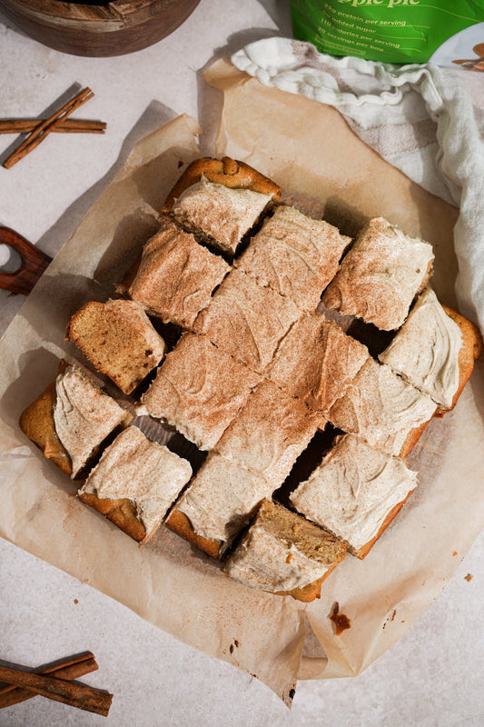 Apple Cinnamon Protein Blondies