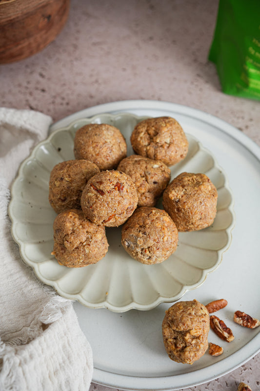 Apple Pie Protein Bites