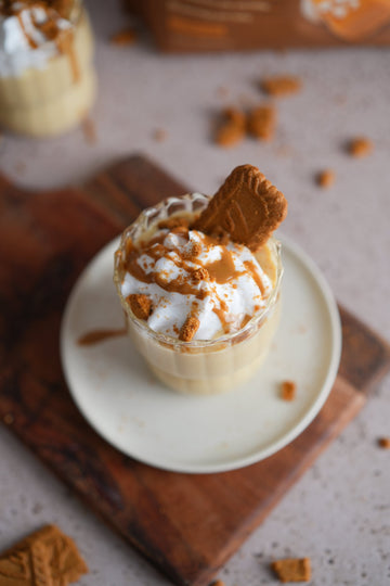 Protein Biscoff Pudding
