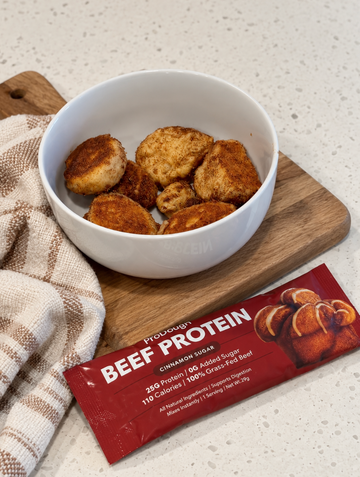 Cinnamon Sugar Protein Pretzel Bites