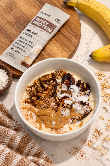 Coconut Cream Banana Yogurt Bowl