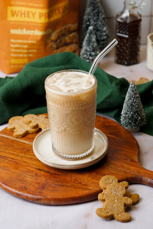 Iced Gingerbread Chai Latte