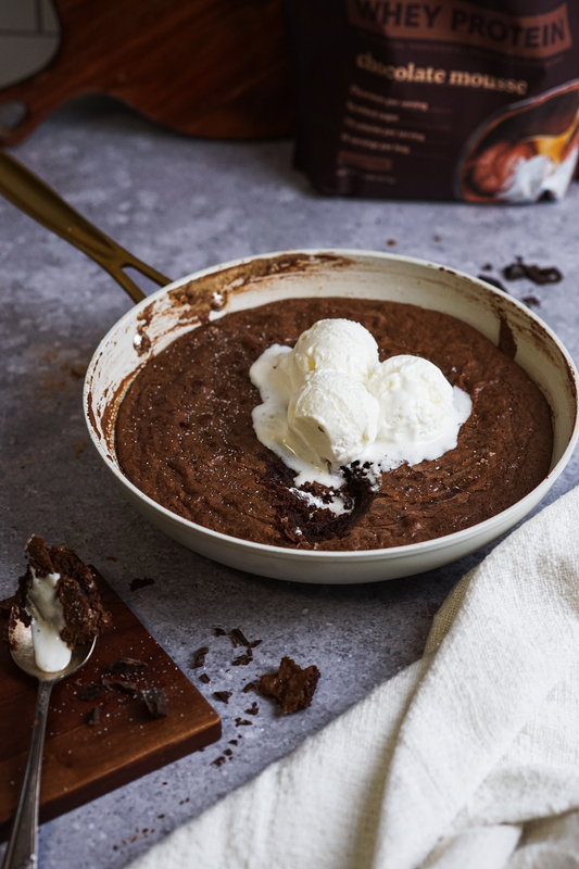 High Protein Brownie Skillet