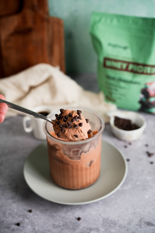 Mint Chip Protein Affogato: Ninja Creami