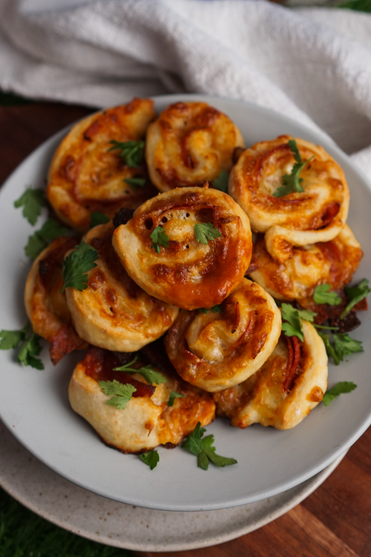 Protein GF Pizza Pinwheels