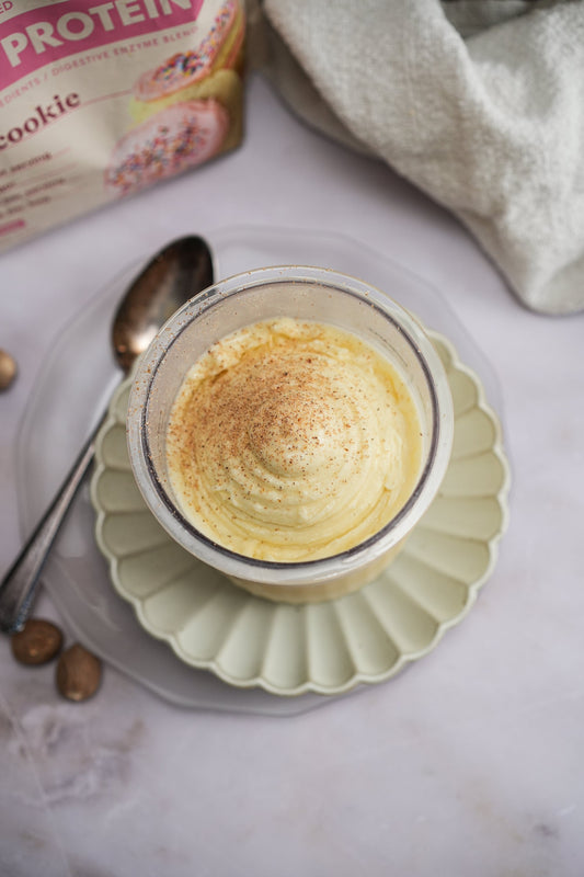 Eggnog Protein Ice Cream