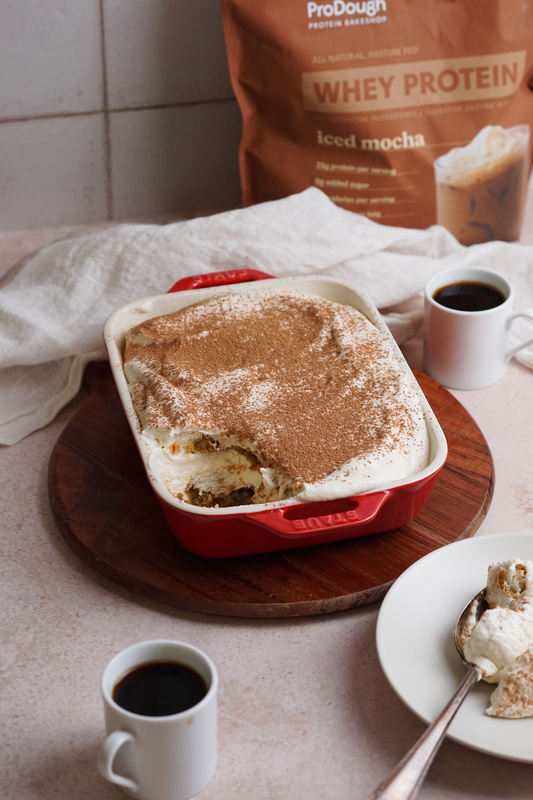 No Bake Protein Tiramisu