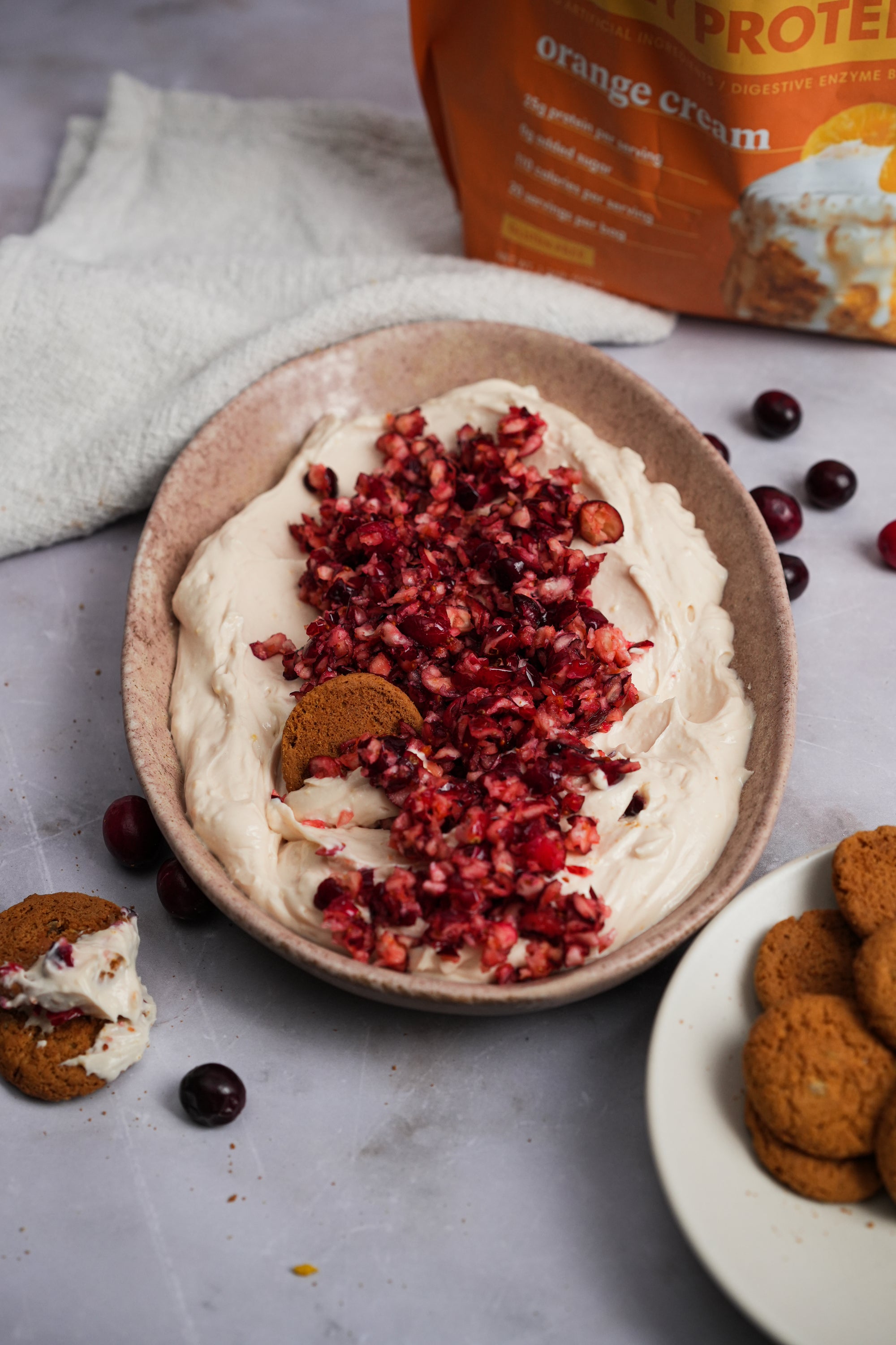 Zesty Cranberry & Orange Whipped Protein Dip – ProDough Protein Bakeshop