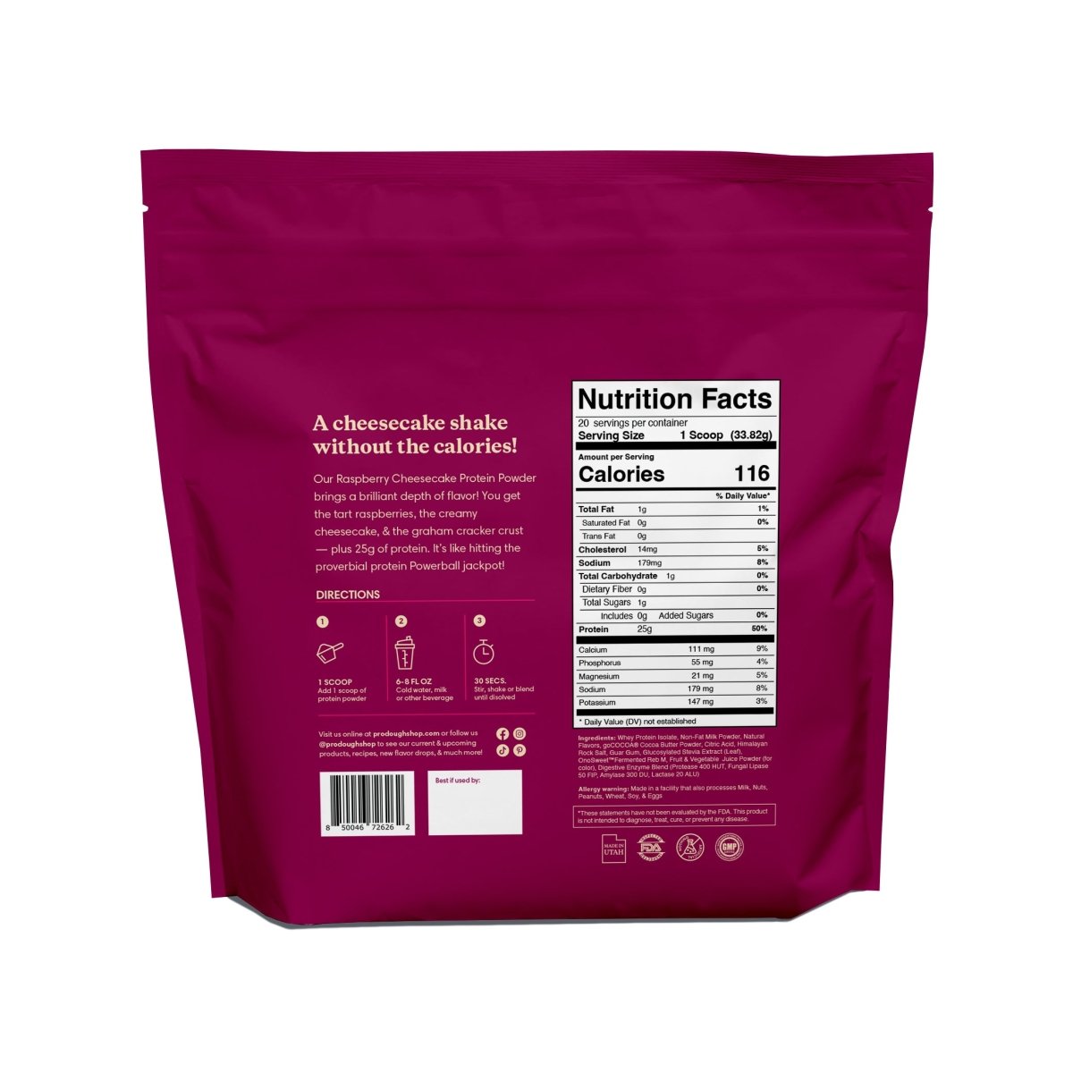 Gourmet Whey Protein Powders - ProDough Protein Bakeshop