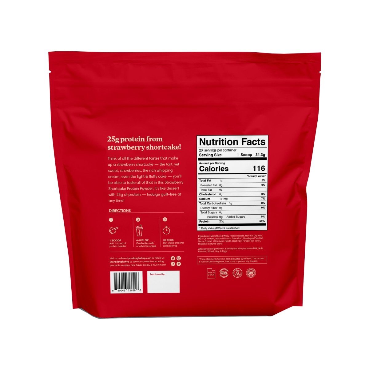 Gourmet Whey Protein Powders - ProDough Protein Bakeshop