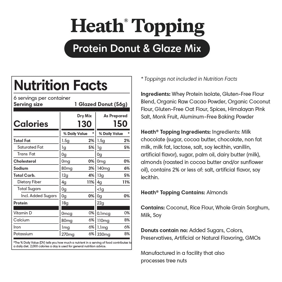 Premium Flavors Protein Donut Mixes - One Time Purchase - ProDough Protein Bakeshop