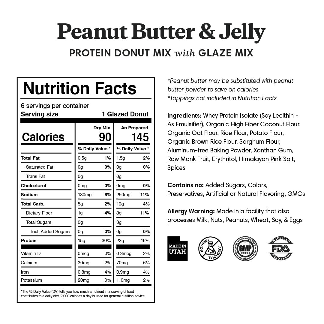 Standard Flavors Protein Donut Mixes - Monthly Subscription - ProDough Protein Bakeshop