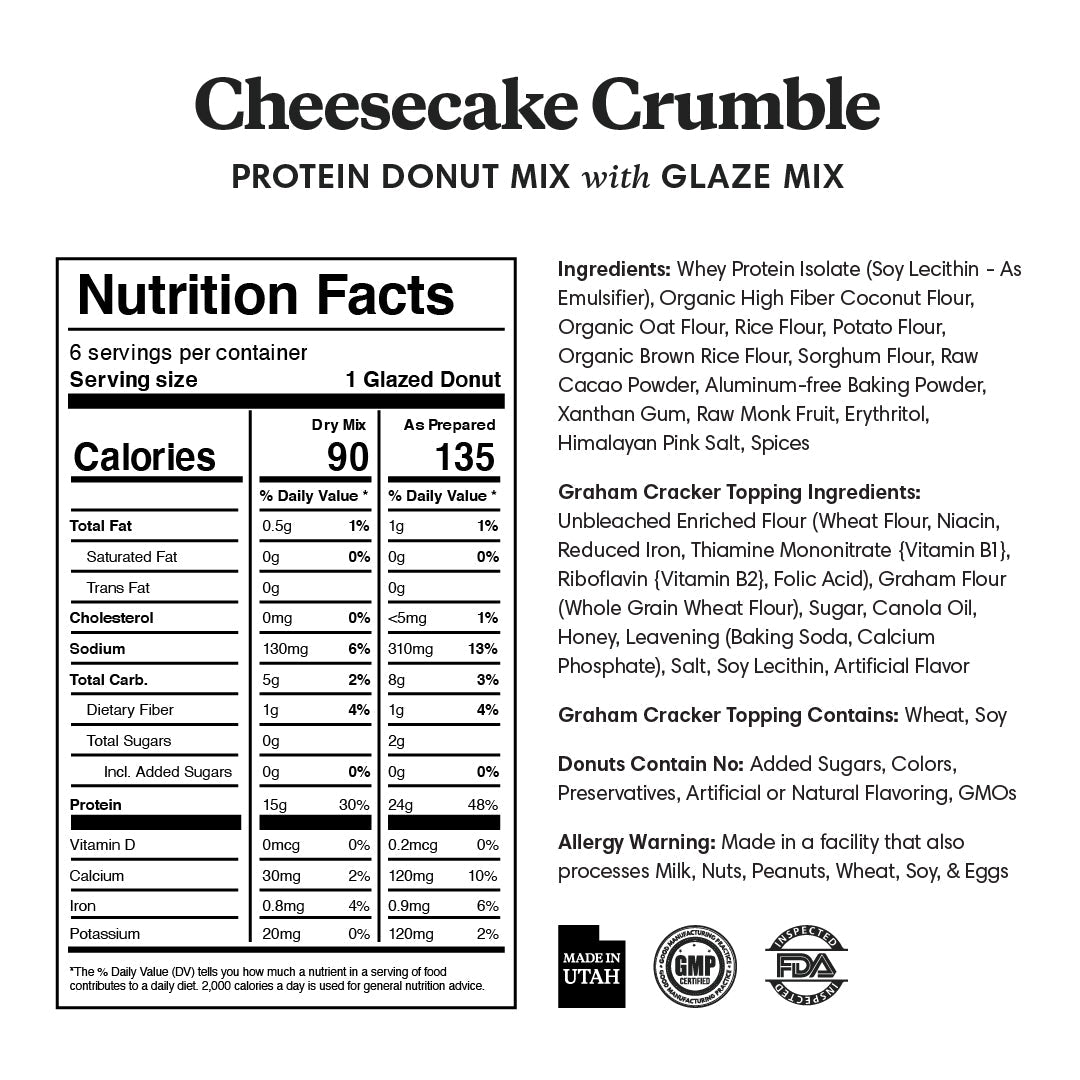 Standard Flavors Protein Donut Mixes - Monthly Subscription - ProDough Protein Bakeshop