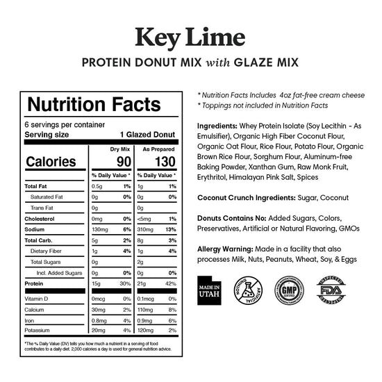 Standard Flavors Protein Donut Mixes - One Time Purchase - ProDough Protein Bakeshop