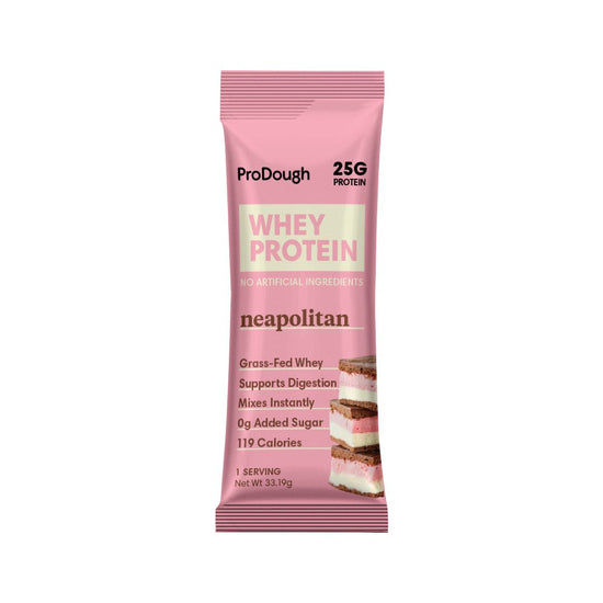 Whey Protein Powder - Single Serving Sample Stick Packs - ProDough Protein Bakeshop