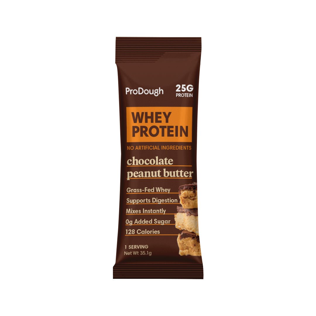 Whey Protein Powder - Single Serving Sample Stick Packs - ProDough Protein Bakeshop