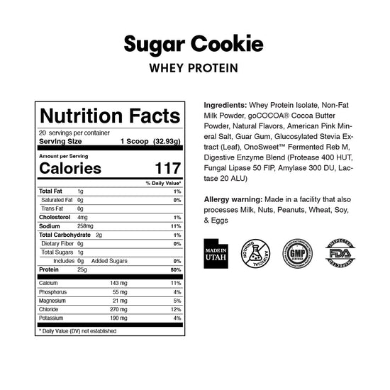 Whey Protein Powder - Single Serving Sample Stick Packs - ProDough Protein Bakeshop