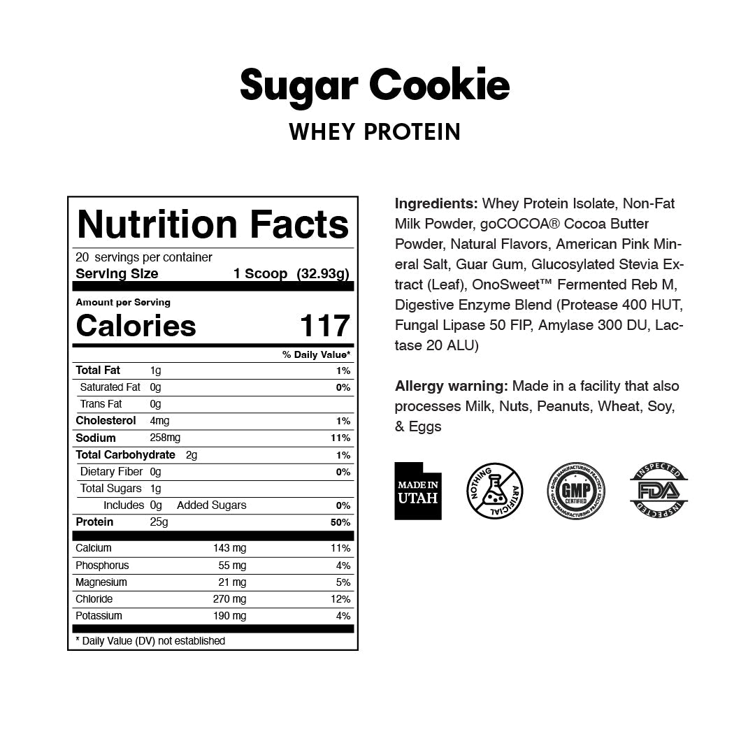 Whey Protein Powder - Single Serving Sample Stick Packs - ProDough Protein Bakeshop