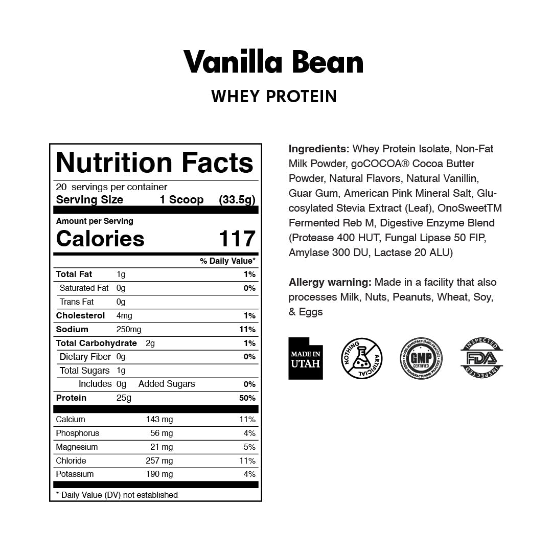 Whey Protein Powder - Single Serving Sample Stick Packs - ProDough Protein Bakeshop