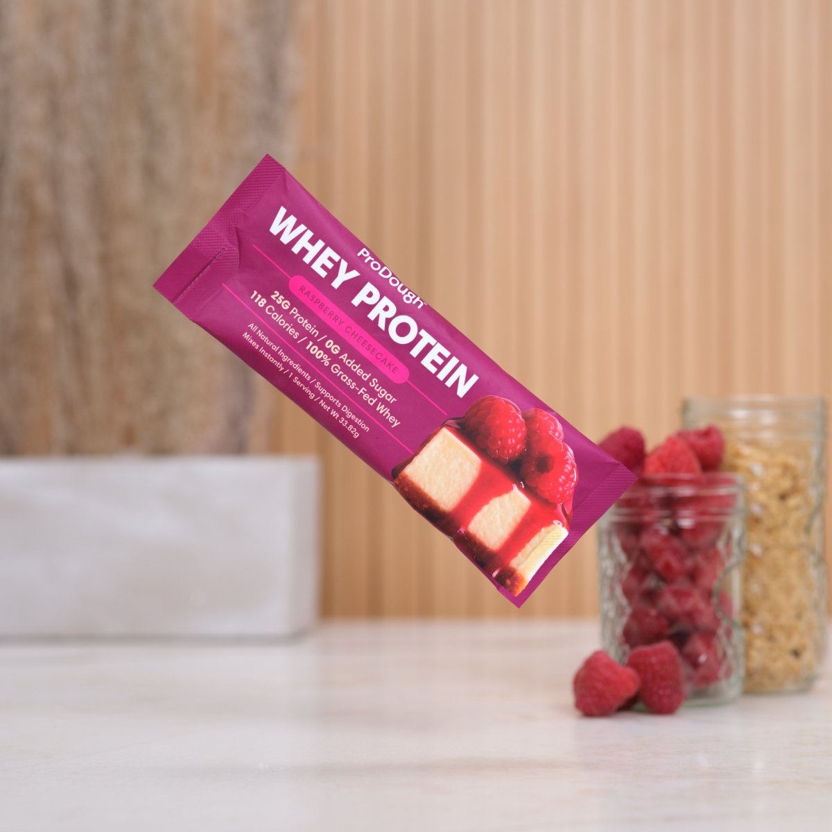 Whey Protein Powder - Single Serving Sample Stick Packs - ProDough Protein Bakeshop