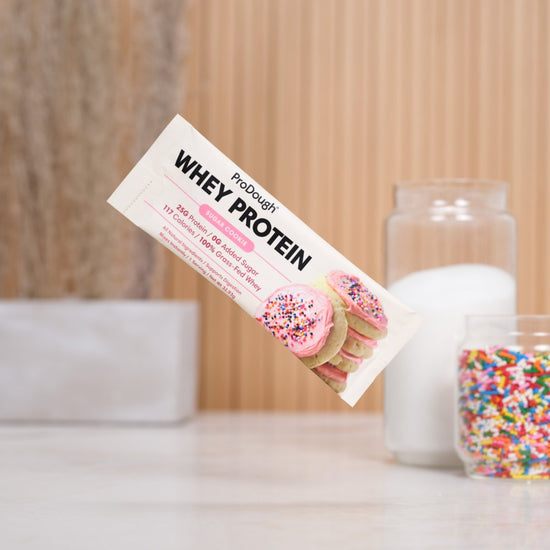 Whey Protein Powder - Single Serving Sample Stick Packs - ProDough Protein Bakeshop