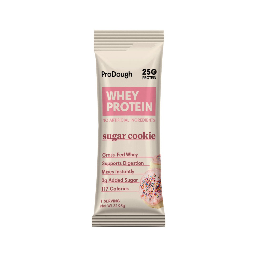 Whey Protein Powder - Single Serving Sample Stick Packs - ProDough Protein Bakeshop