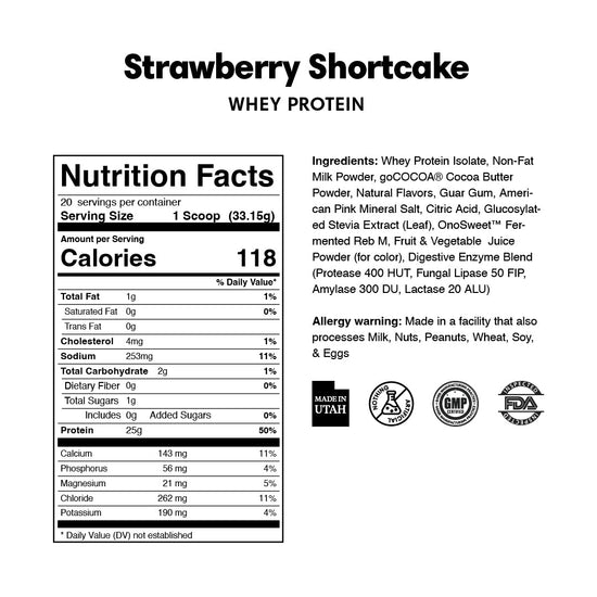 Whey Protein Powder - Single Serving Sample Stick Packs - ProDough Protein Bakeshop