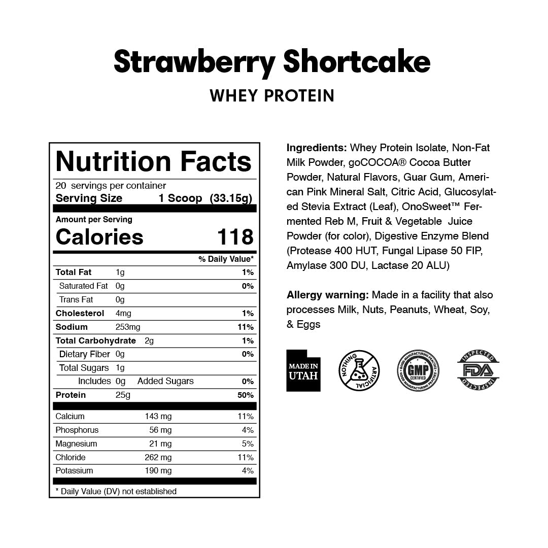 Whey Protein Powder - Single Serving Sample Stick Packs - ProDough Protein Bakeshop